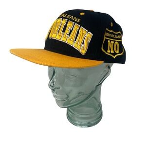 New Orleans Men's/ Unisex Adjustable Embroidered Snap Back Hat